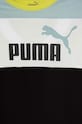 Dječaci Dječja pamučna majica kratkih rukava Puma ESS BLOCK B 679716 zelena