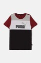 Puma tricou de bumbac pentru copii ESS BLOCK B print negru 679716
