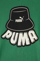 Chłopiec Puma t-shirt bawełniany dziecięcy ESS+ MID 90s Graphic B 679720 zielony