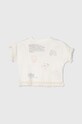 Детска памучна тениска zippy надпис бял 3105939201