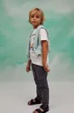 Otroška bombažna kratka majica zippy
