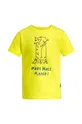 Jack Wolfskin t-shirt in cotone per bambini MORE HUGS giallo