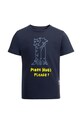 Jack Wolfskin t-shirt bawełniany dziecięcy MORE HUGS nadruk granatowy 1610581.
