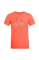 oranžna Otroška kratka majica Jack Wolfskin OUT AND ABOUTIDS Otroški