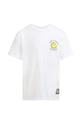 Jack Wolfskin t-shirt bawełniany dziecięcy SMILEYWORLD 1610741. biały SS24