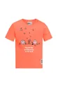 oranžna Otroška kratka majica Jack Wolfskin SMILEYWORLD CAMP Otroški