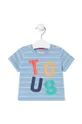 modra Otroška bombažna kratka majica Tous Otroški