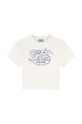 Dětské bavlněné tričko Kenzo Kids K60411.156.162 béžová SS24