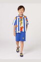 Kenzo Kids t-shirt bawełniany dziecięcy nadruk pomarańczowy K60833.114.150