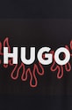 Bavlnené tričko HUGO 50506989 čierna