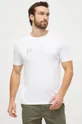 biały HUGO t-shirt bawełniany Męski
