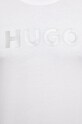 Бавовняна футболка HUGO білий 50506996