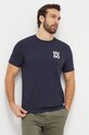 Odzież HUGO t-shirt bawełniany 50508944 granatowy