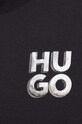 Бавовняна футболка HUGO чорний 50508944