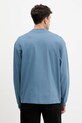 Одежда Хлопковый лонгслив HUGO 50511029 голубой