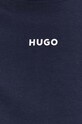 Бавовняний лонгслів HUGO 50511029 темно-синій