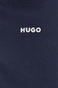 Бавовняний лонгслів HUGO 50511029 темно-синій