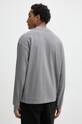 Ρούχα Βαμβακερή μπλούζα με μακριά μανίκια HUGO 50511029 γκρί