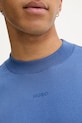 HUGO longsleeve bawełniany 50511029 niebieski