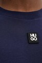Βαμβακερό μπλουζάκι HUGO 50505201 σκούρο μπλε