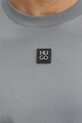 HUGO t-shirt bawełniany 50505201 szary