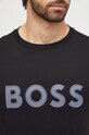 BOSS Green tricou din bumbac negru 50506344
