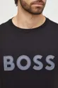 čierna Bavlnené tričko Boss Green