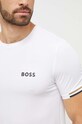 BOSS Green t-shirt x Matteo Berrettini biały 50506348