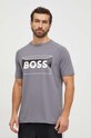 BOSS Green t-shirt bawełniany szary 50514527