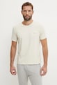 BOSS t-shirt lounge z elastanem beżowy 50515312