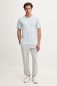 BOSS loungwear tričko pánské bavlněné s elastanem Mix&Match T-Shirt R 50515312 modrá SS26