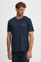 BOSS t-shirt lounge z elastanem niebieski 50515312
