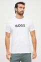 Хлопковая футболка BOSS 50503276 белый NC24
