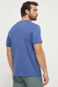 Бавовняна футболка BOSS блакитний