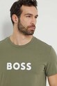 Бавовняна футболка BOSS 50503276 зелений NC24