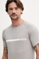 BOSS tricou din bumbac 50517970 gri SS25