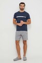 BOSS tricou din bumbac 50517970 bleumarin SS25