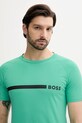 Îmbrăcăminte BOSS tricou din bumbac 50517970 turcoaz