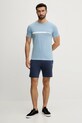 BOSS tricou din bumbac 50517970 albastru SS25