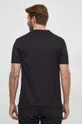 Βαμβακερό μπλουζάκι BOSS μαύρο