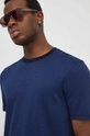 blu navy BOSS t-shirt in cotone