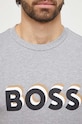 BOSS t-shirt bawełniany szary 50506923