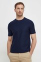 BOSS t-shirt in cotone x Porsche blu navy 50507786