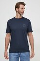 BOSS t-shirt bawełniany 50507787 granatowy SS24