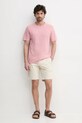 BOSS Orange t-shirt bawełniany 50508243 różowy SS25