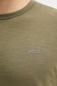 BOSS Orange pamut póló zöld 50508243