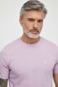 Odzież BOSS Orange t-shirt bawełniany 50508584 fioletowy