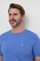 Odzież BOSS Orange t-shirt bawełniany 50508584 fioletowy