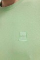 Βαμβακερό μπλουζάκι BOSS Orange πράσινο 50508584