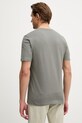 Дрехи BOSS Orange тениска за бягане мъжка памучна Tales 50508584 сив